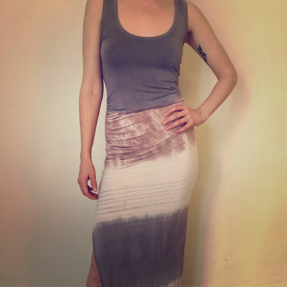 Young Fabulous & Broke maxi dress w/ slit sz S